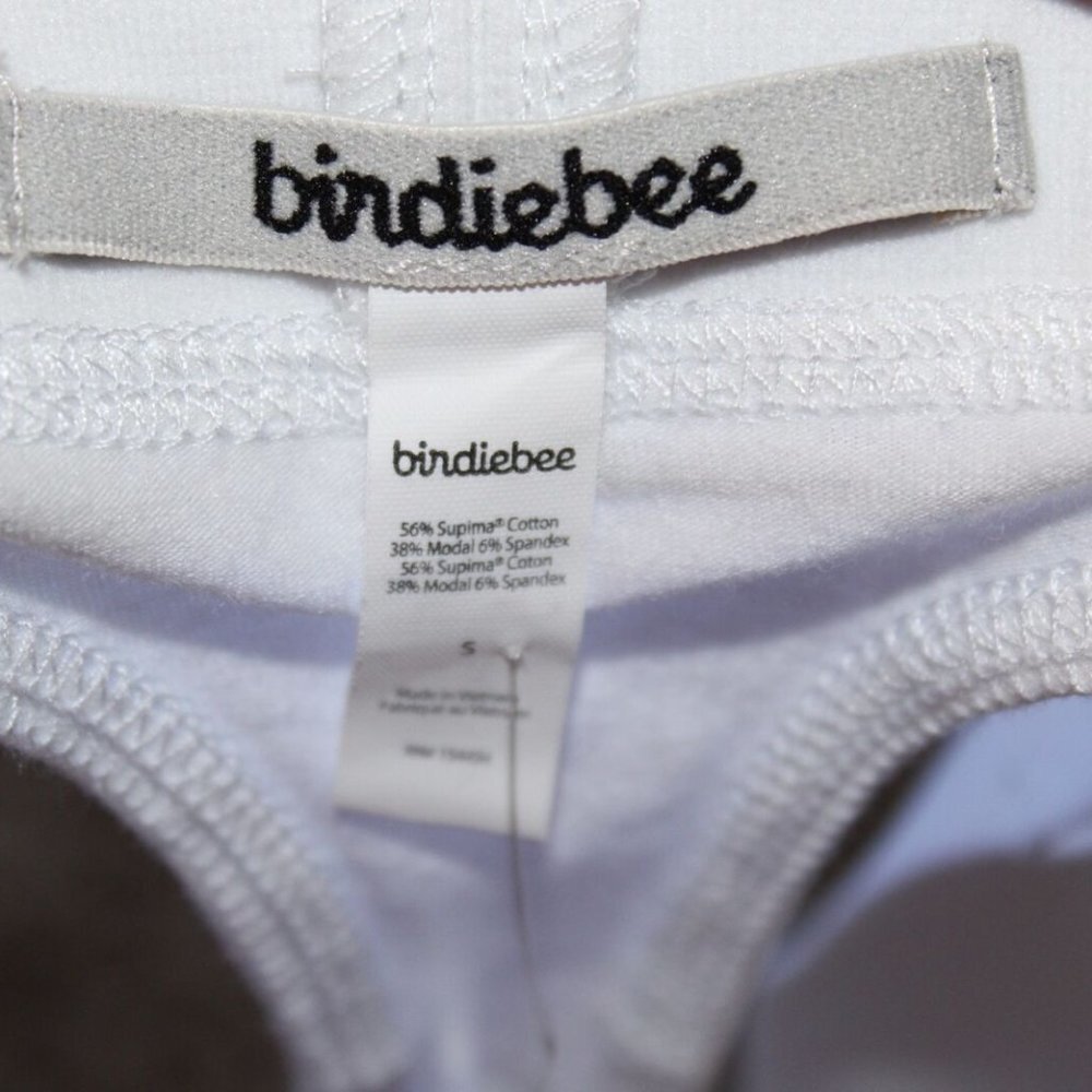 ✨2/$20 NWT Birdiebee Bee Strong Thong Panties White Underwear XS Small H13363 - Picture 10 of 12